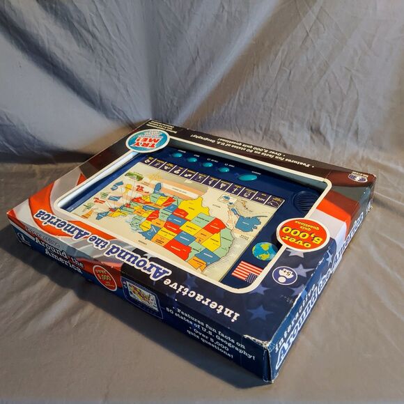 Scientific Toy AROUND THE UNITED STATES INTERACTIVE QUIZ PAD 5000+ Question GAME - Picture 7 of 11